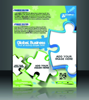 Business flyer and brochure cover design vector 06 magazine business brochure   