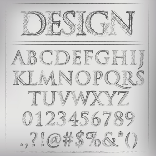 Creative Alphabets design vector set 22 creative alphabet   