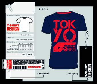T 63582 tag shirt print   