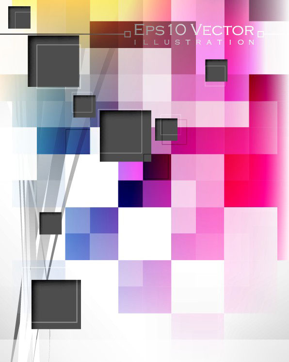 Cubes elements vector background 01 elements element cubes cube   