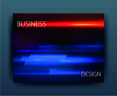 Multicolor abstract business cover design vector 01 multicolor cover business abstract   