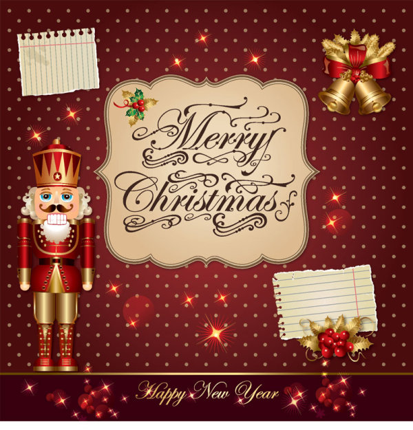 ornate greeting card of Santa Claus vector graphics 03 santa ornate greeting Claus card   