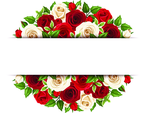 Beautiful roses art background vector 03 roses beautiful background   