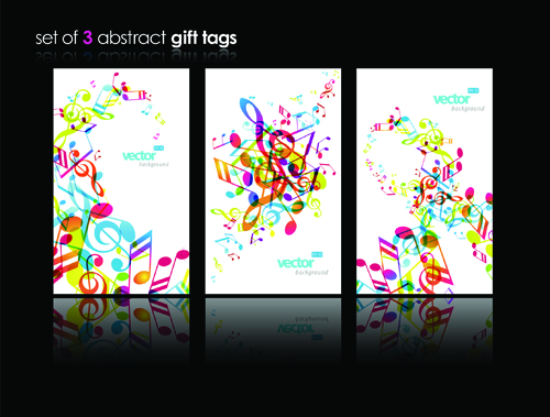 Abstract Gift tags Cards design vector graphic 01 gift cards card abstract   