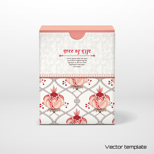 Beautiful floral pattern packaging design vector 02 pattern floral beautiful   