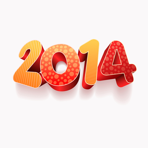 New Year 2014 Creative vector graphics 01 vector graphics vector graphic new year graphics creative 2014   