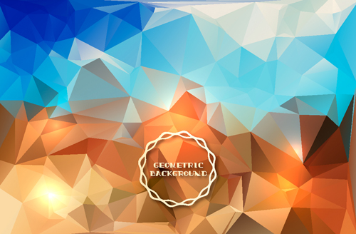 Shiny geometric shapes embossment background vector 02 shiny Geometric Shapes Geometric Shape geometric embossment background vector background   