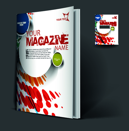 Elements of Poster and magazine cover design vector 07 poster magazine elements element cover   