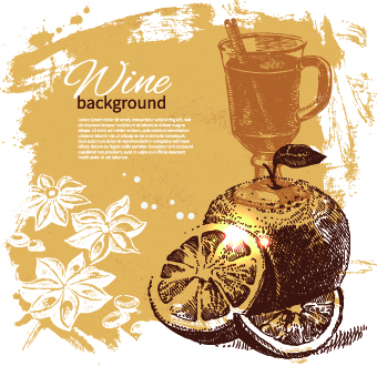 Retro style wine background vector 04 Retro style Retro font background vector background   