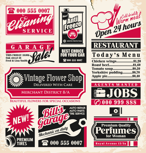 Common vintage labels vector set 01 vintage labels label common   