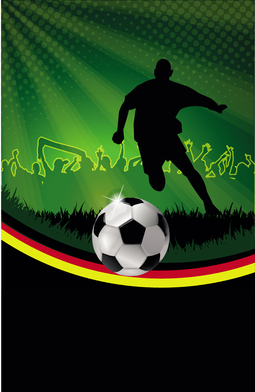 Football night posters background vector posters night football   