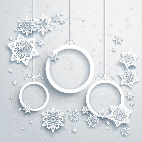 Beautiful snowflakes christmas backgrounds vector 06 snowflakes snowflake christmas backgrounds background   
