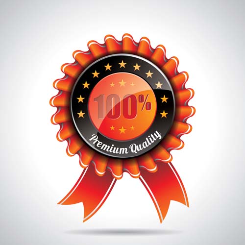 Shining premium quality labels creative vector 08 quality premium labels creative   