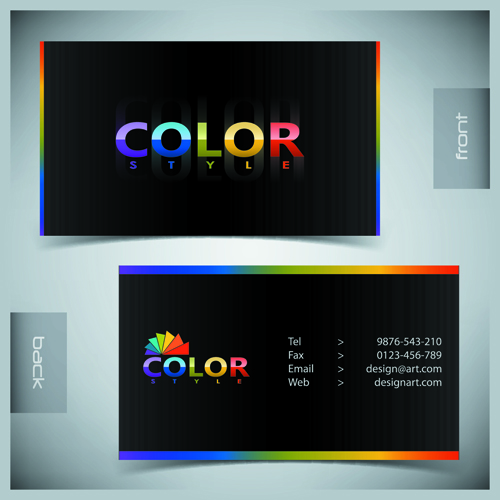 Creative Business Cards Vector background 01 creative cards business   