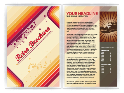 Commonly Business brochure cover design vector 04 cover Commonly business brochure   