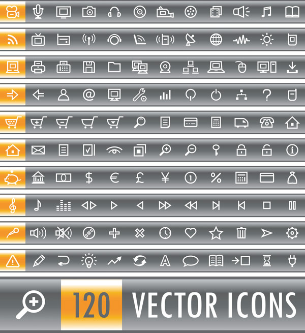 Simple icons vector vector 92041 vector simple icons   