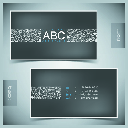 Creative Business Cards Vector background 02 creative cards business card business   