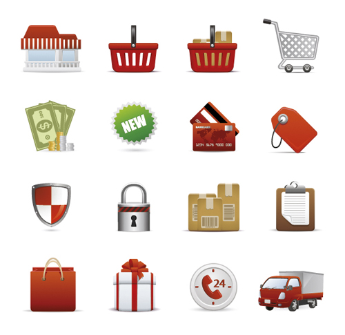 Different Shopping icon mix vector graphic 01 shopping mix icon different   