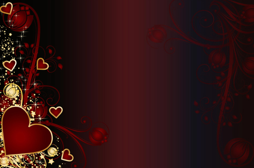 Set of Valentine day decor elements vector 05 Valentine day Valentine elements element decor   