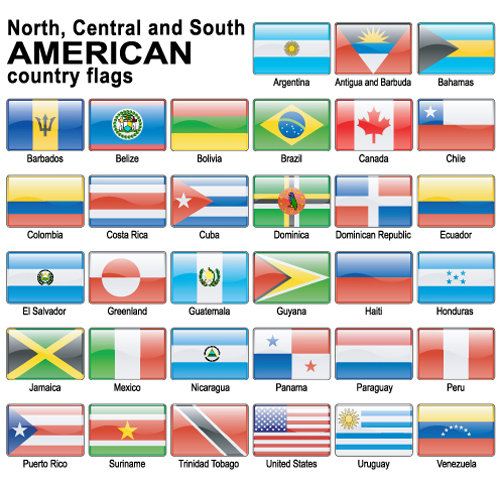 Set of World Flags Icons mix design vector 05 world icons icon flags flag   