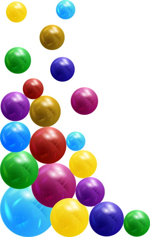 Colorful balls design element vector set 04 colorful balls   