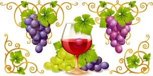 Vector Juicy grapes design graphic set 05 juicy grapes   