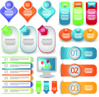Creative web labels design elements vector 02 web design labels label element design elements   