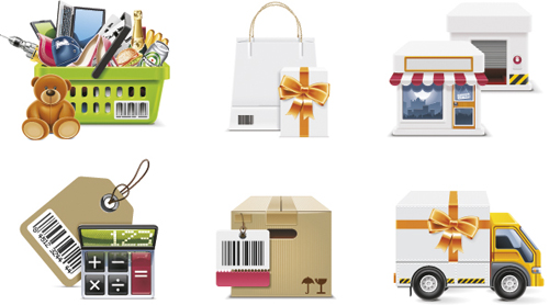 Different Shopping icon mix vector graphic 02 shopping mix icon different   