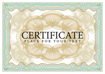Certificate design vector frame 01 frame certificate   