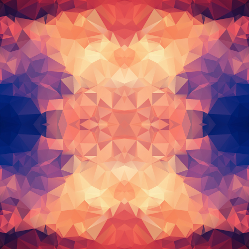 Kaleidoscope geometric shapes background vector material 02 kaleidoscope Geometric Shapes background   