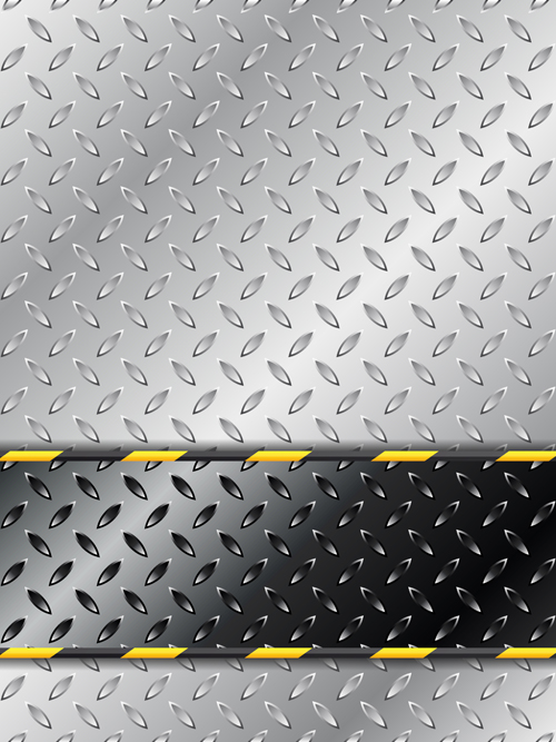 Shiny metal background creative vector set 01 shiny metal creative background   