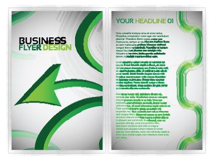 Cover of Business Flyer design vector 02 flyer cover business   