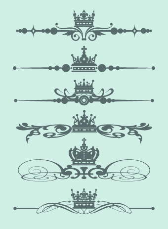 Royal crown decor vector 02 royal decor crown   