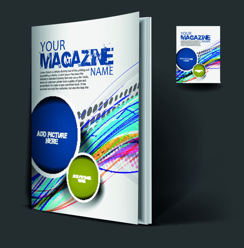 Elements of Poster and magazine cover design vector 04 poster magazine elements element cover   