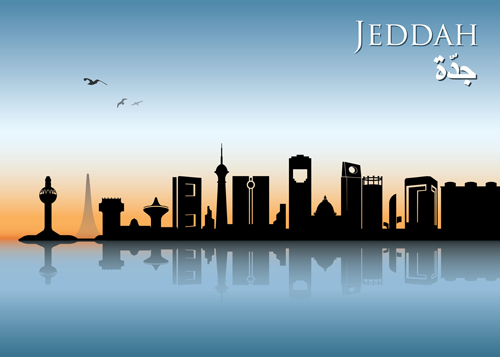 Famous cities silhouette creative vector 01 silhouette famous creative cities   
