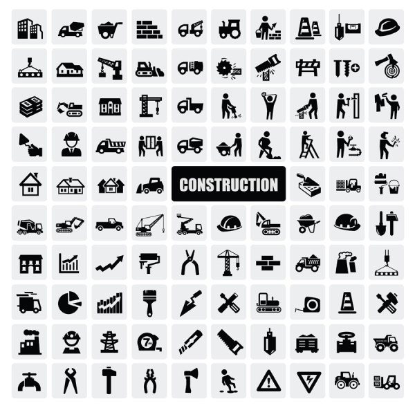 Huge collection of Black and white icons vector 10 icons icon Huge collection collection black and white black   