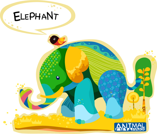 Draw elephant vector elephant draw   