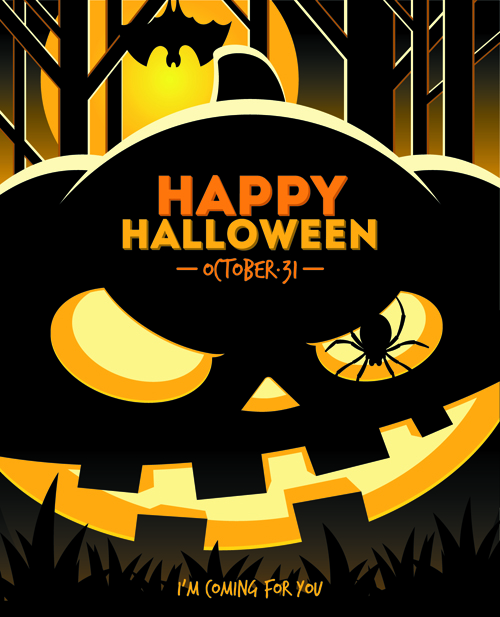 2014 halloween art background vector 01 halloween background 2014   