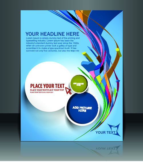 Elements of Poster and magazine cover design vector 02 poster magazine elements element cover   