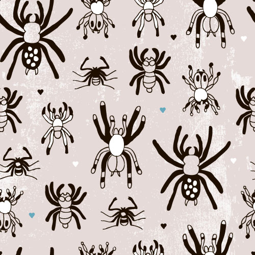 Vector spider seamless pattern design 01 spider seamless pattern design   