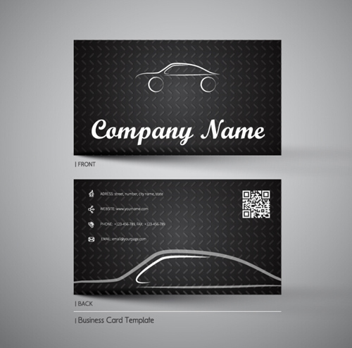 Creative car business cards vector 02 creative cards car business   