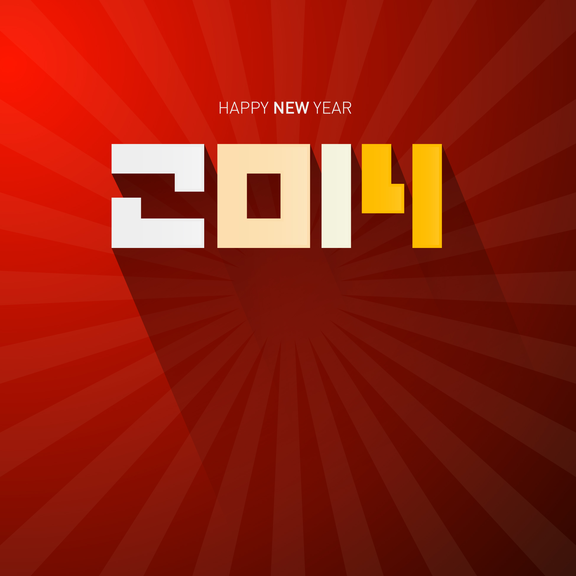 Creative 2014 New Year design background set 04 new year design creative background 2014   