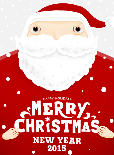 2015 Christmas and new year santa background 02 santa new year christmas background   