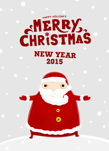 2015 Christmas and new year santa background 01 santa new year christmas 2015   