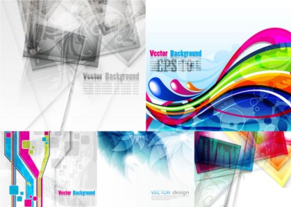 Abstract design elements background vector graphics abstract   