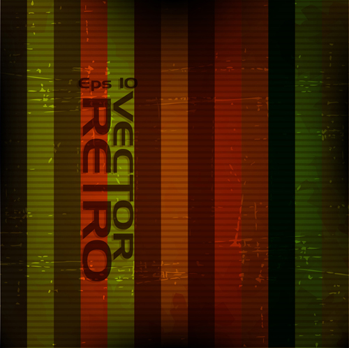 Set of retro Grunge background vector 02 Retro font grunge   