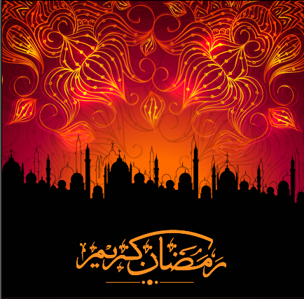 Ramadan kareem Eid vector background 02 ramadan kareem Eid background   