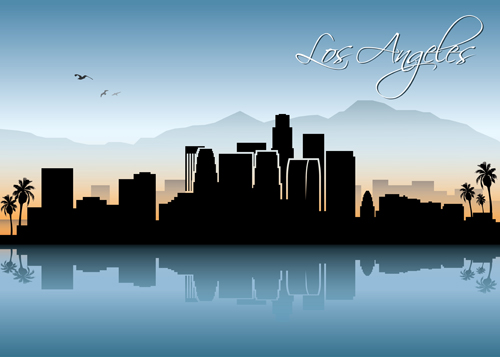 Famous cities silhouette creative vector 06 silhouette famous creative cities   