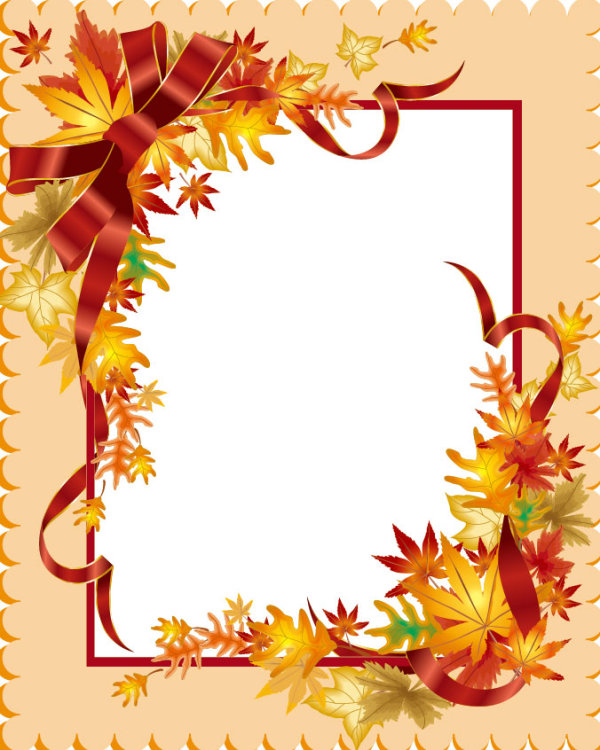 Autumn leaves Gift Card vector 03 leaves leave gift card autumn   