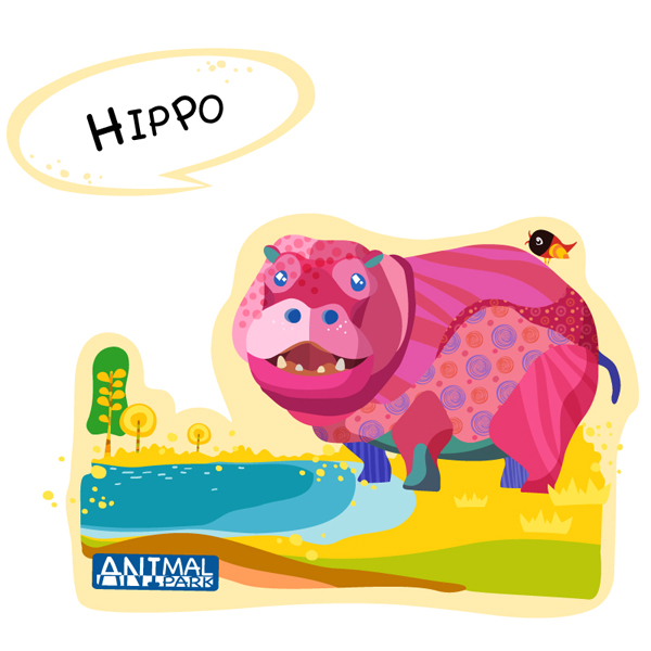 Draw hippo vector hippo draw   